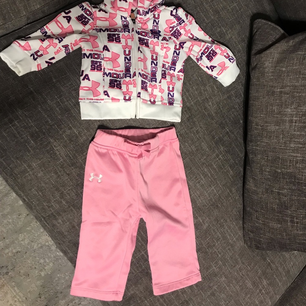 Under Armour zip hoodie and pants set